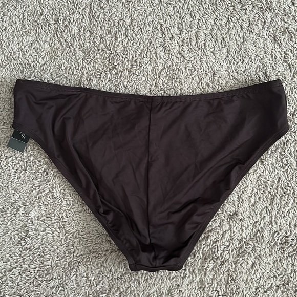 NWT La Blanca Dark Brown Bikini Bottom - Picture 5 of 9
